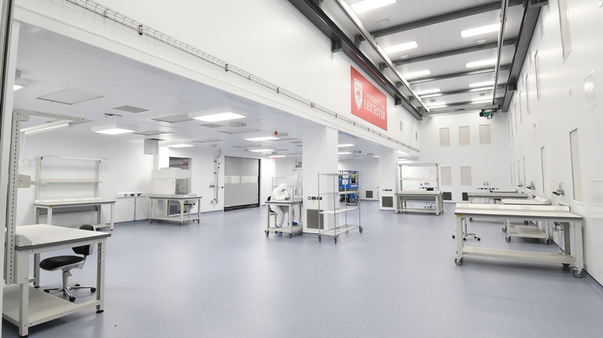 A lab in Space Park Leicester