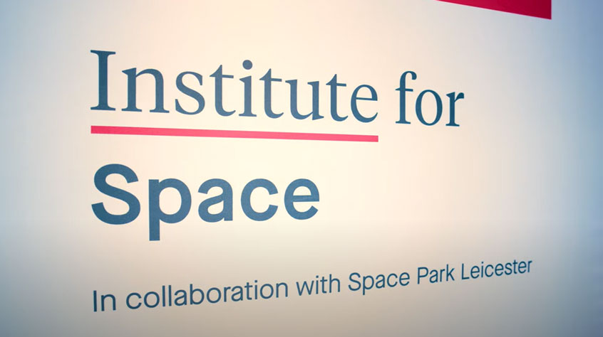 Sign which reads: Institute for Space