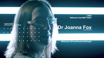 Dr Joanna Fox looking at camera