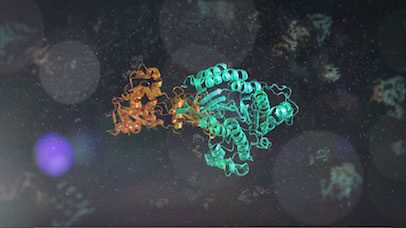 Abstract image of DNA