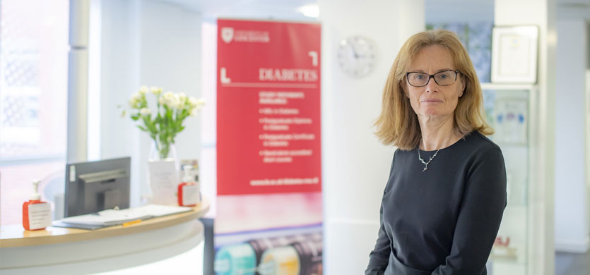 Professor Melanie Davies is working on a break-through that could change the way diabetes is managed.