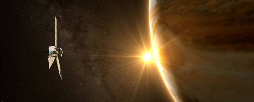 A satellite near jupiter