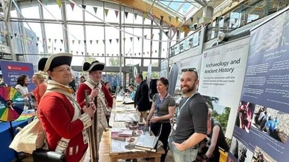University stalls, displays and performances