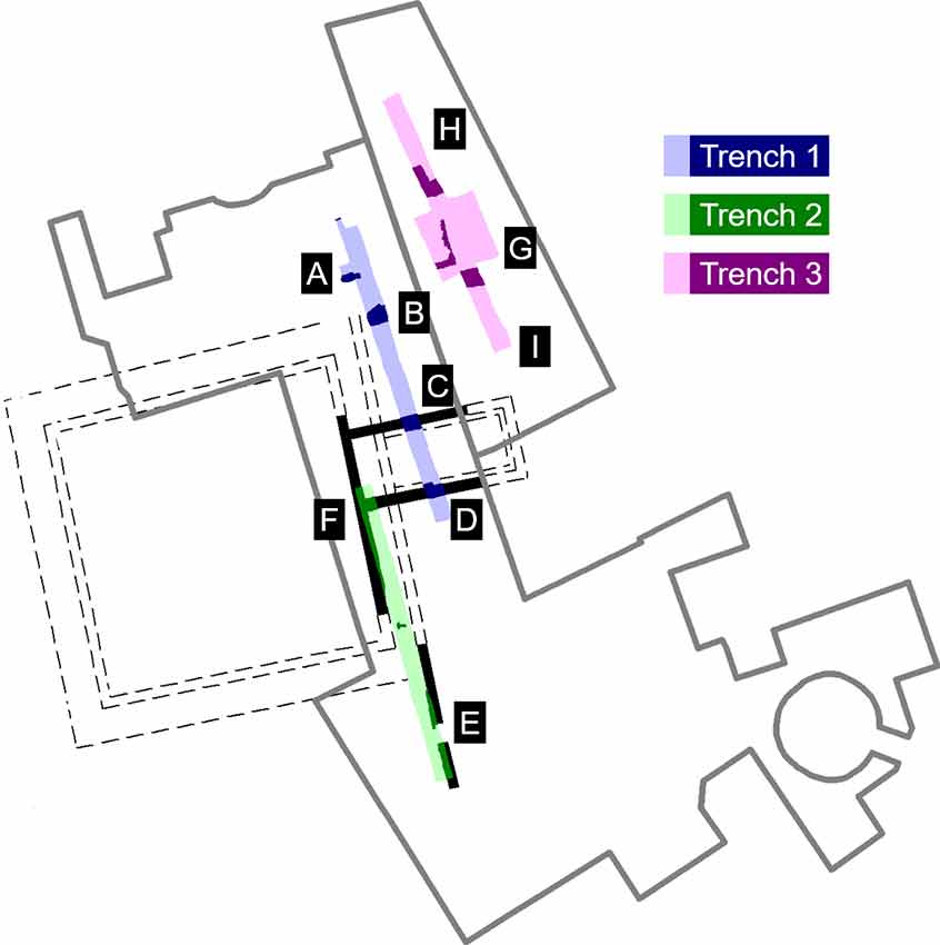 plan of excavation