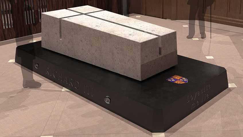 King Richard III's tomb