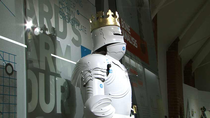 Model of King Richard III's armour