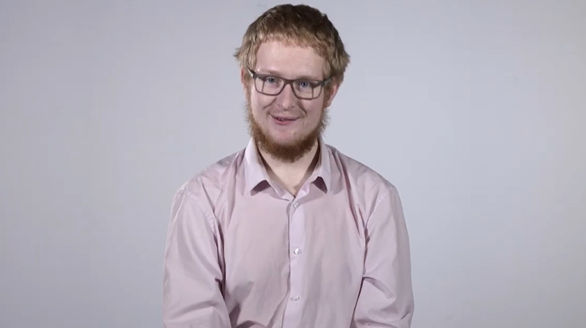 University of Leicester student Charlie talking on their year 1 episode 2 video