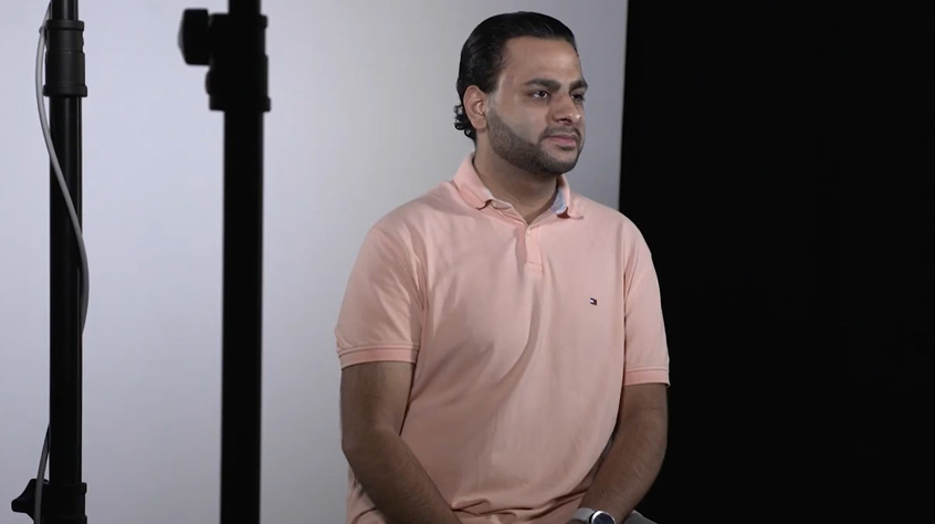 University of Leicester student Shahzad talking on their year 1 episode 2 video