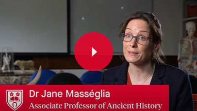Dr Jane Masseglia talking to camera