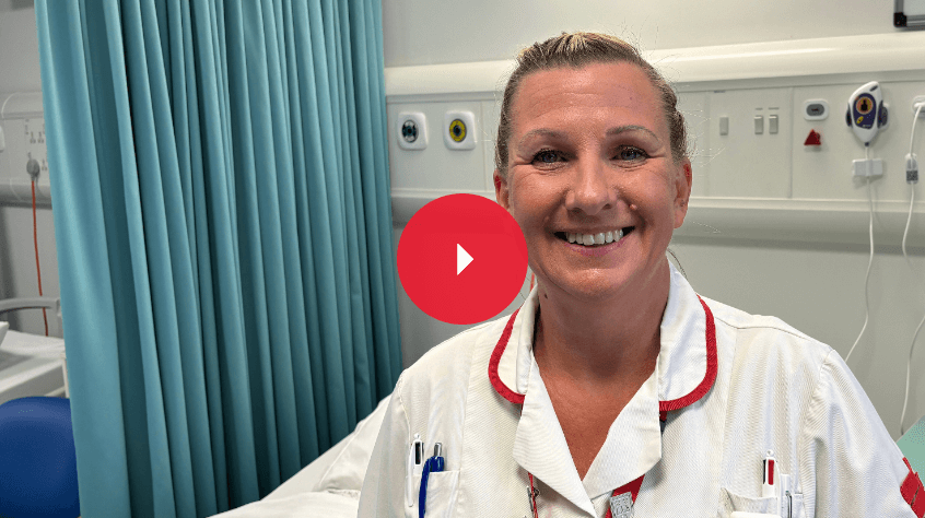 Sally Midwifery student smiling at the camera
