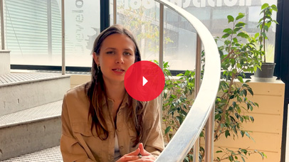 Student Wiktoria talking about Environmental Science