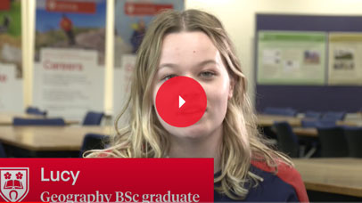 Student Lucy looking at the camera