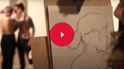 Life drawing class