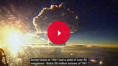 Mushroom cloud bomb