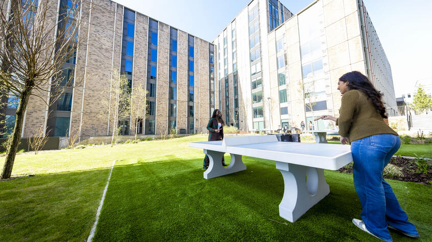 Purpose-built student accommodation right next to campus.
