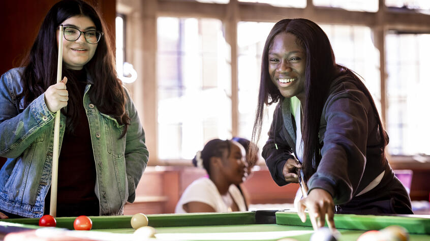 More than a room: support, facilities and events, all part of living here.