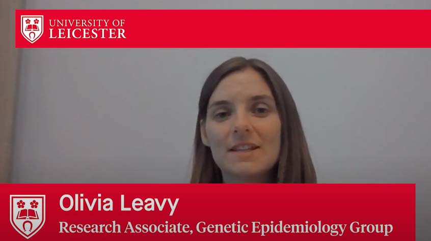 Olivia Leavy talking to the camera