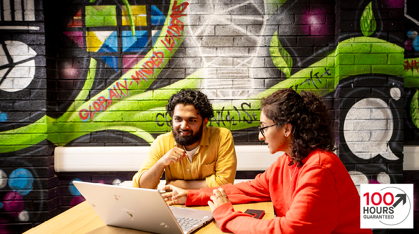 100 hours of employer-informed, work-related learning on every undergraduate degree.