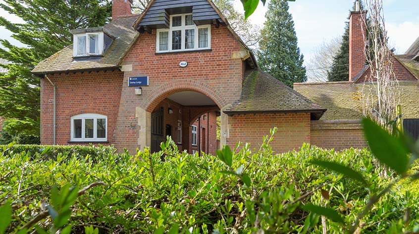 An exterior view of Shirley Lodge student accommodation